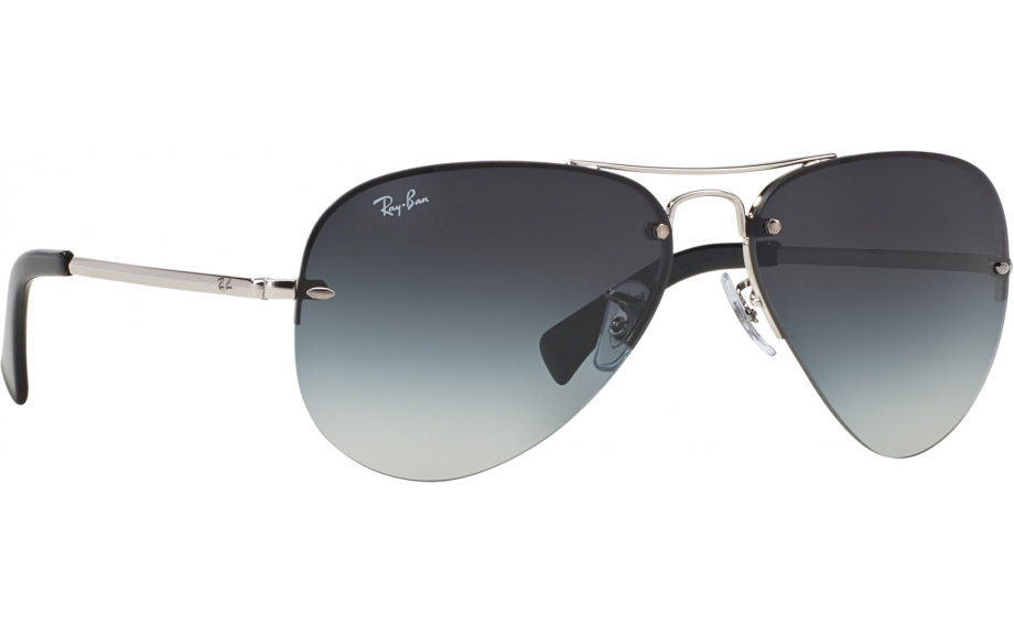 ray ban rb3449 silver