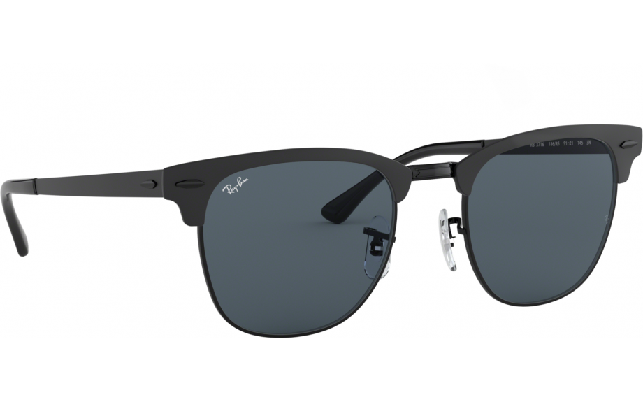 all black clubmaster ray bans